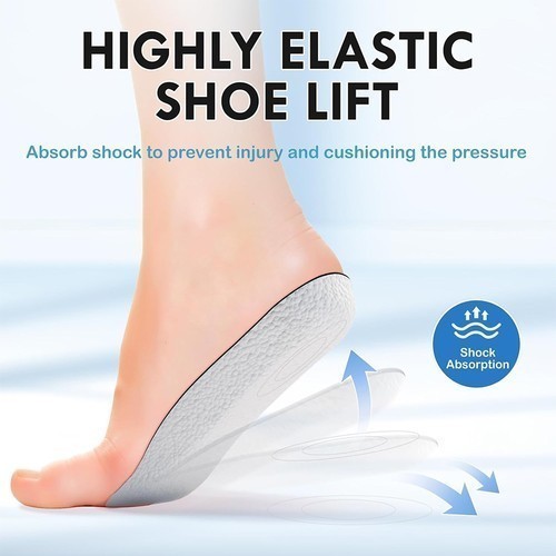 Shoe Insoles Inserts Pad Invisible Height Increase Heel Lift Taller Men Women