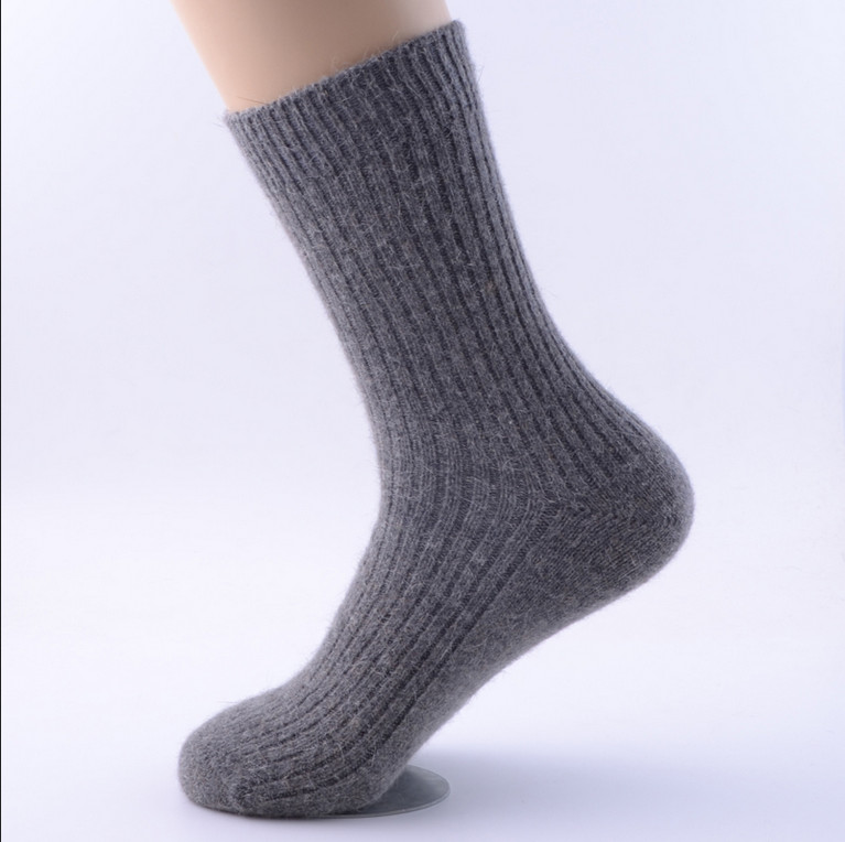 100% Merino Wool Men Dress Warm Thick Thermal Classic Crew Heavy Socks 3 Pairs