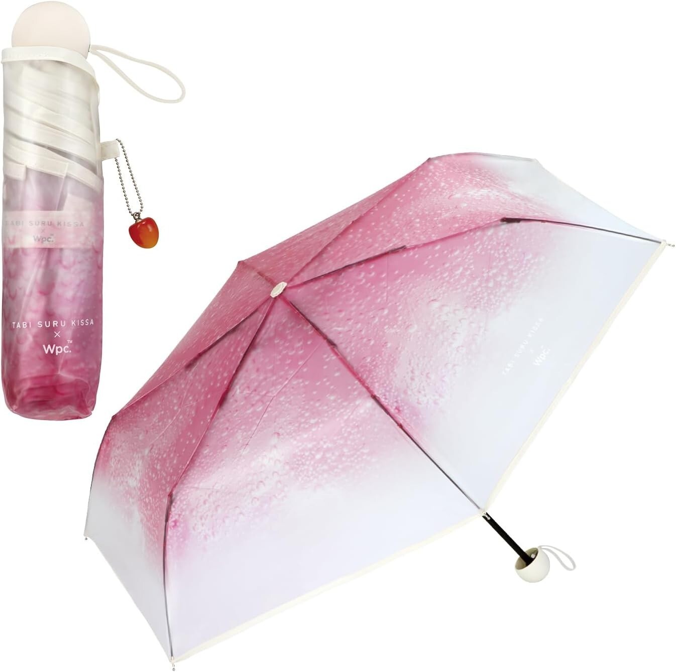 Tabi suru Kissa × Wpc. Cream Soda Folding Vinyl Umbrella 5 Colors Diameter 88 cm