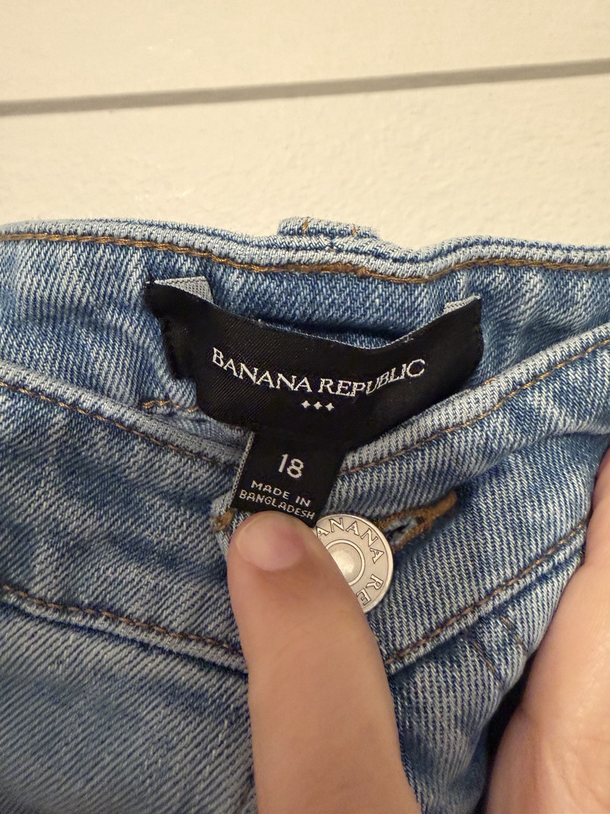 Banana Republic Women’s Denim Long Skirt with Front Slit Size 18 Boho