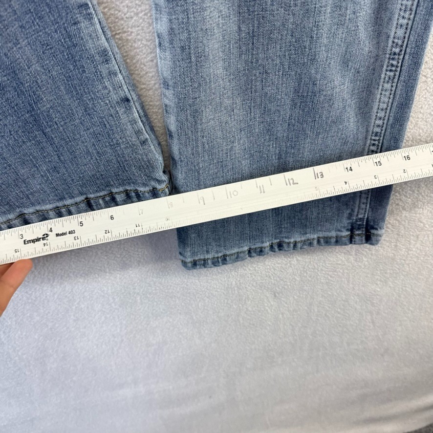 Wrangler Retro Jeans men’s 32×34 Fits 31×32 Blue Slim Boot Bootcut Faded Cowboy
