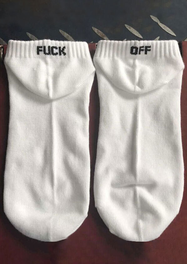 Women’s Boat Short Socks Novelty Youth Socks Men’s Fashion Letter Cotton Socks