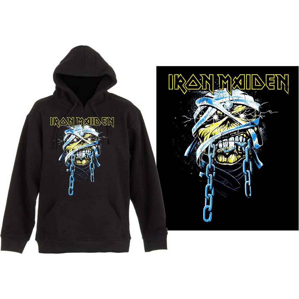 Iron Maiden Powerslave Sweatshirt Black New