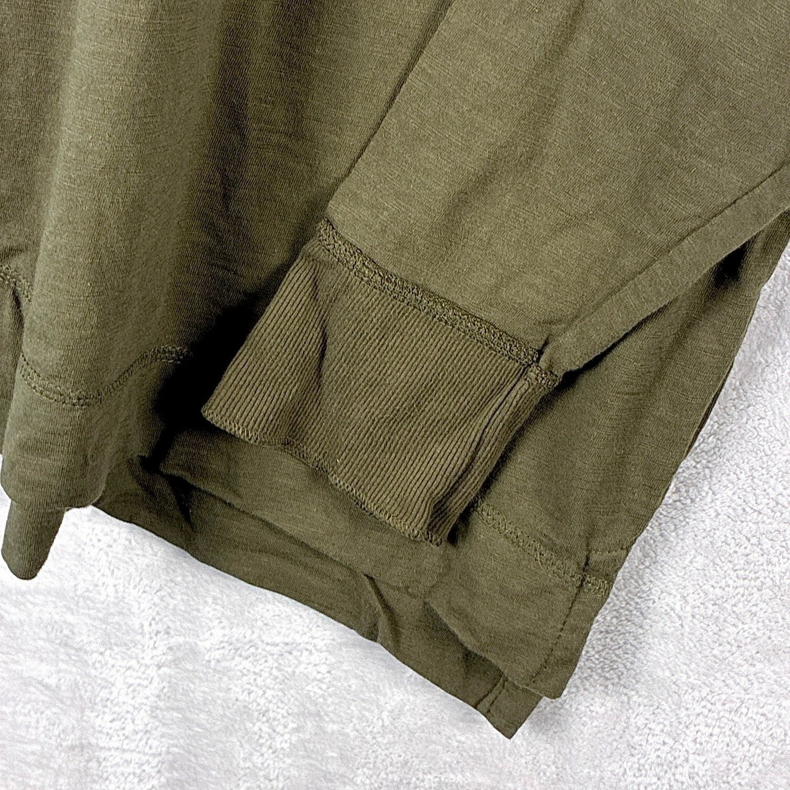 VTG Ocean Pacific Henley Shirt Mens L Green Preppy Skate Surf Streetwear Y2K