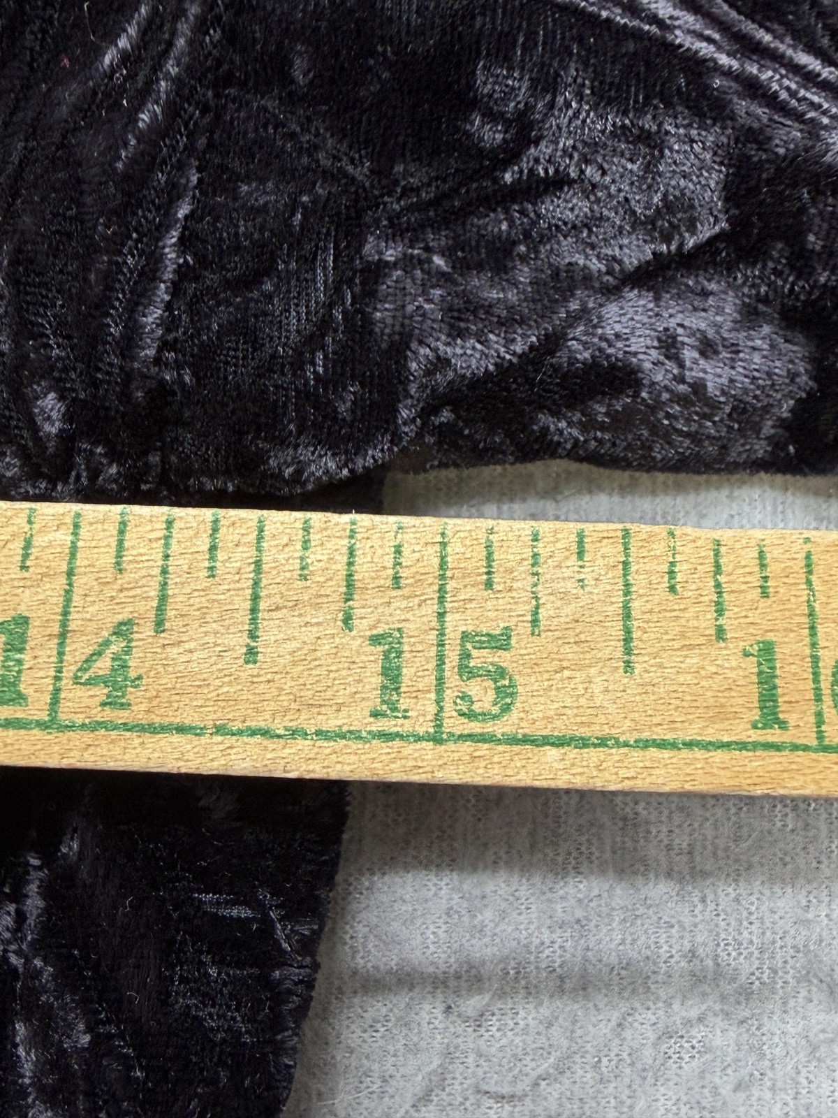 Vintage Holly Sharp Dress Womens Small Black Crushed Velvet Double Breasted 80s