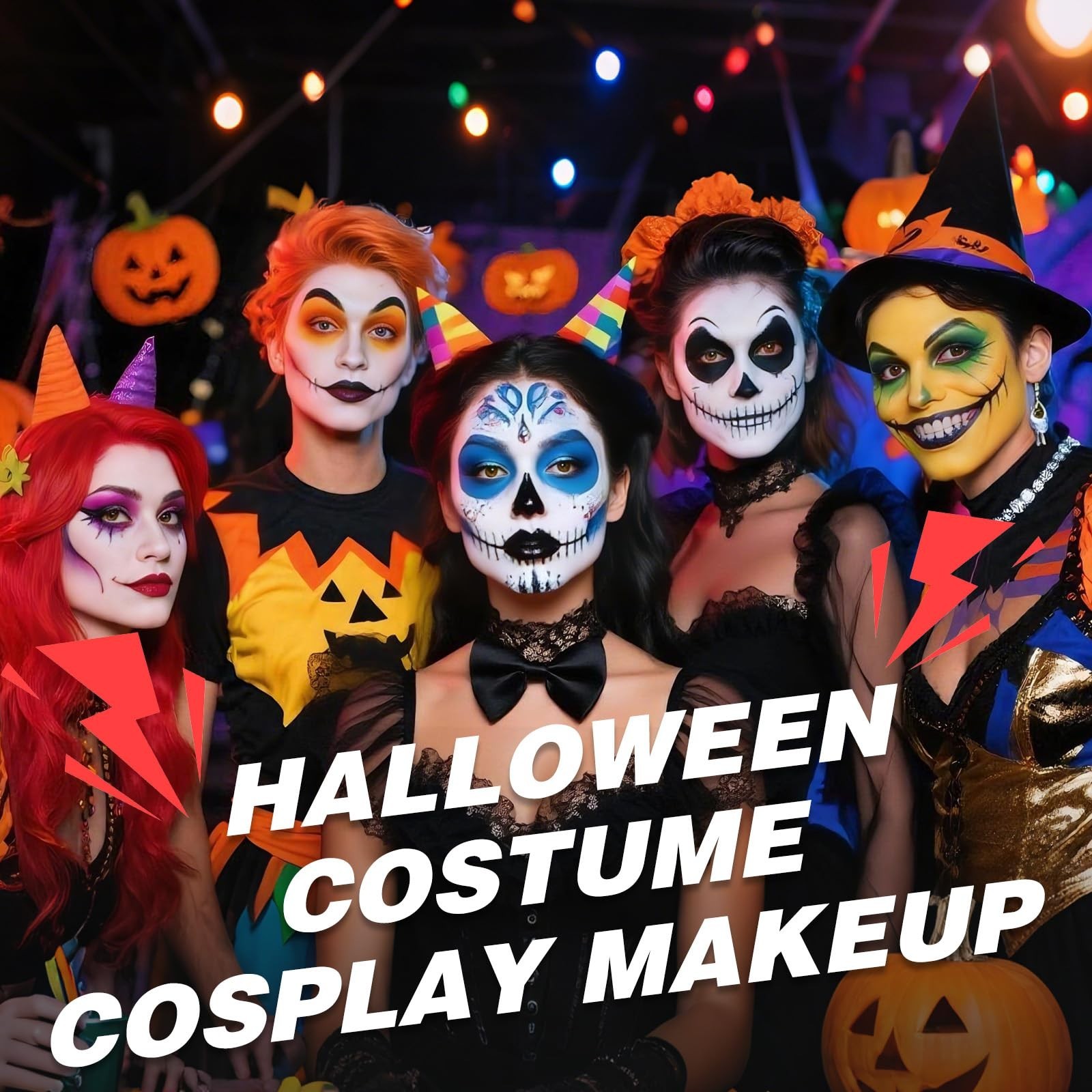 8PCS Oil-Based Face Body Paint Sticks for Halloween, Cosplay, Sports Makeup – Cl