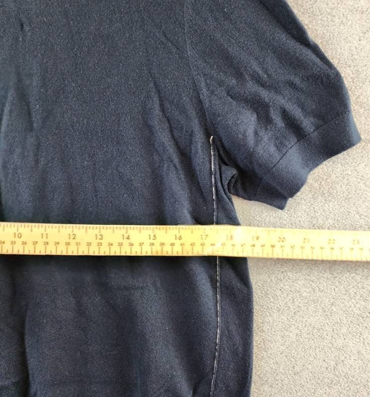 The Men’s Store at Bloomingdale’s Cashmere Blend Sweater Tee M True Navy S/S