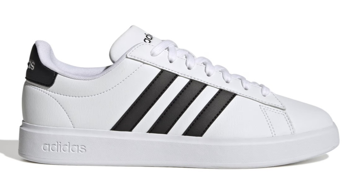 Adidas Grand Court 2.0 Shoes Mens White Black Outdoor GW9195