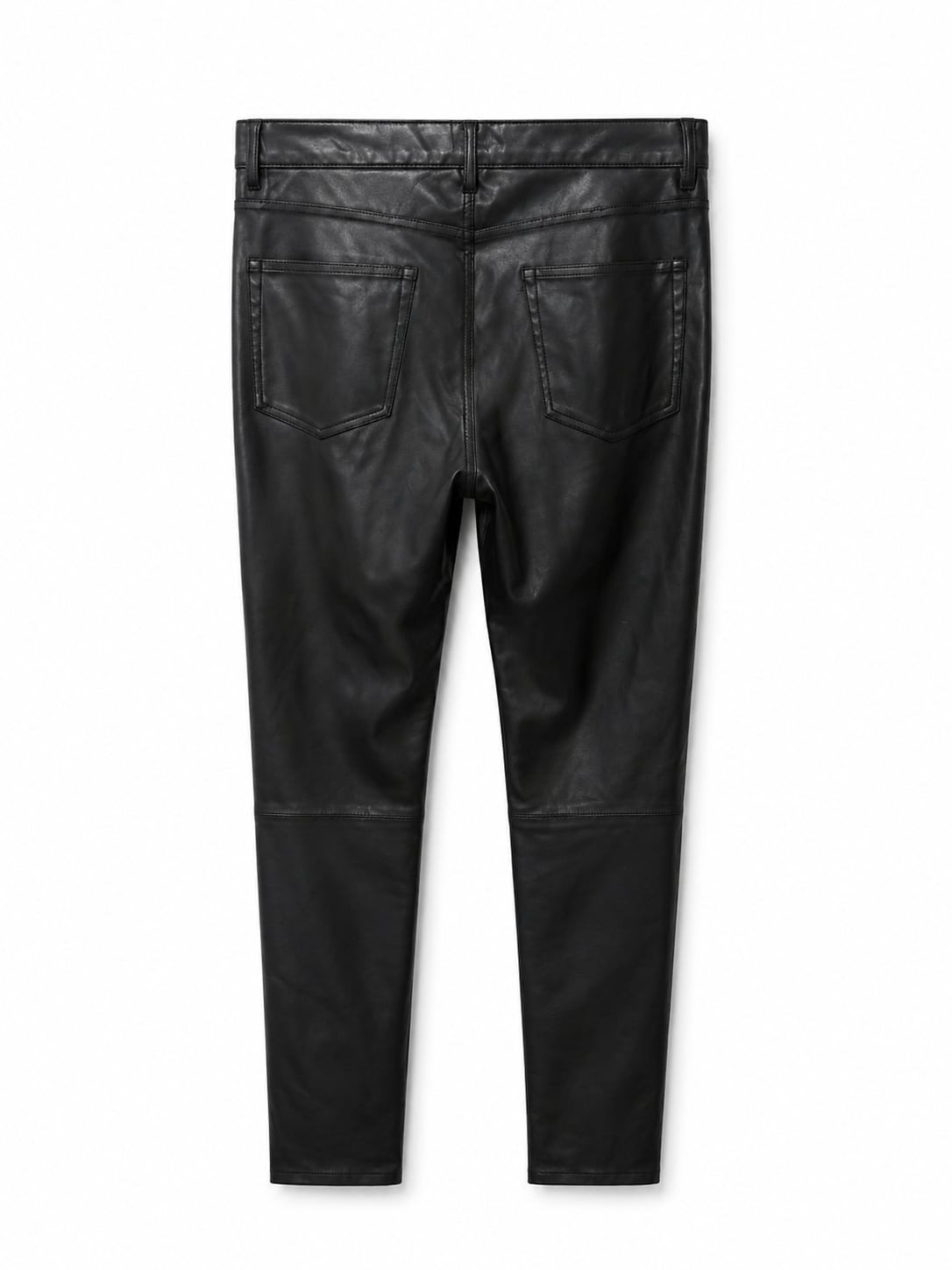 H&M Skinny Fit Faux Leather Pants Black Size 30