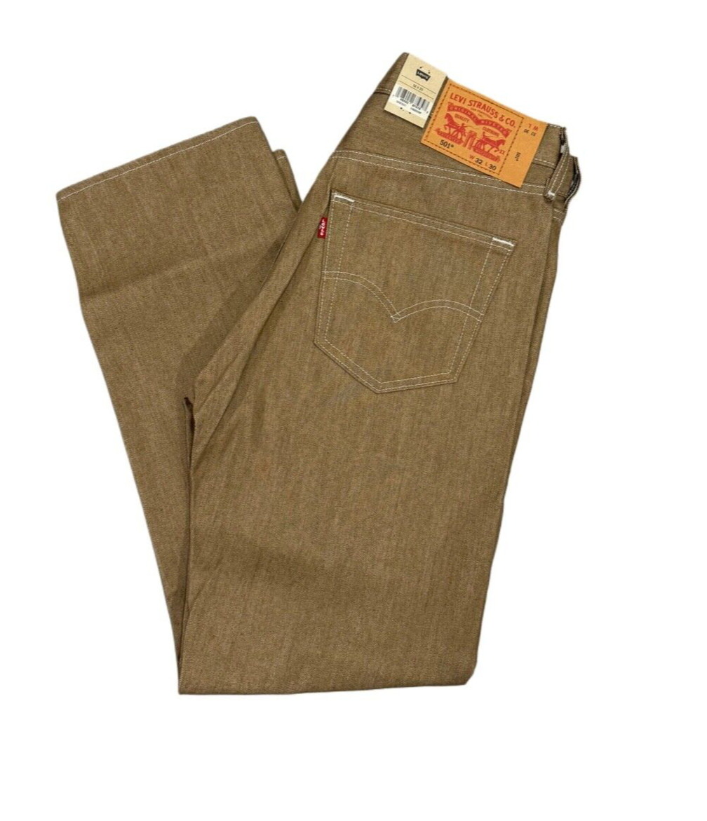 Levis 501 Shrink To Fit Button Fly Jeans Color Beige 005013671