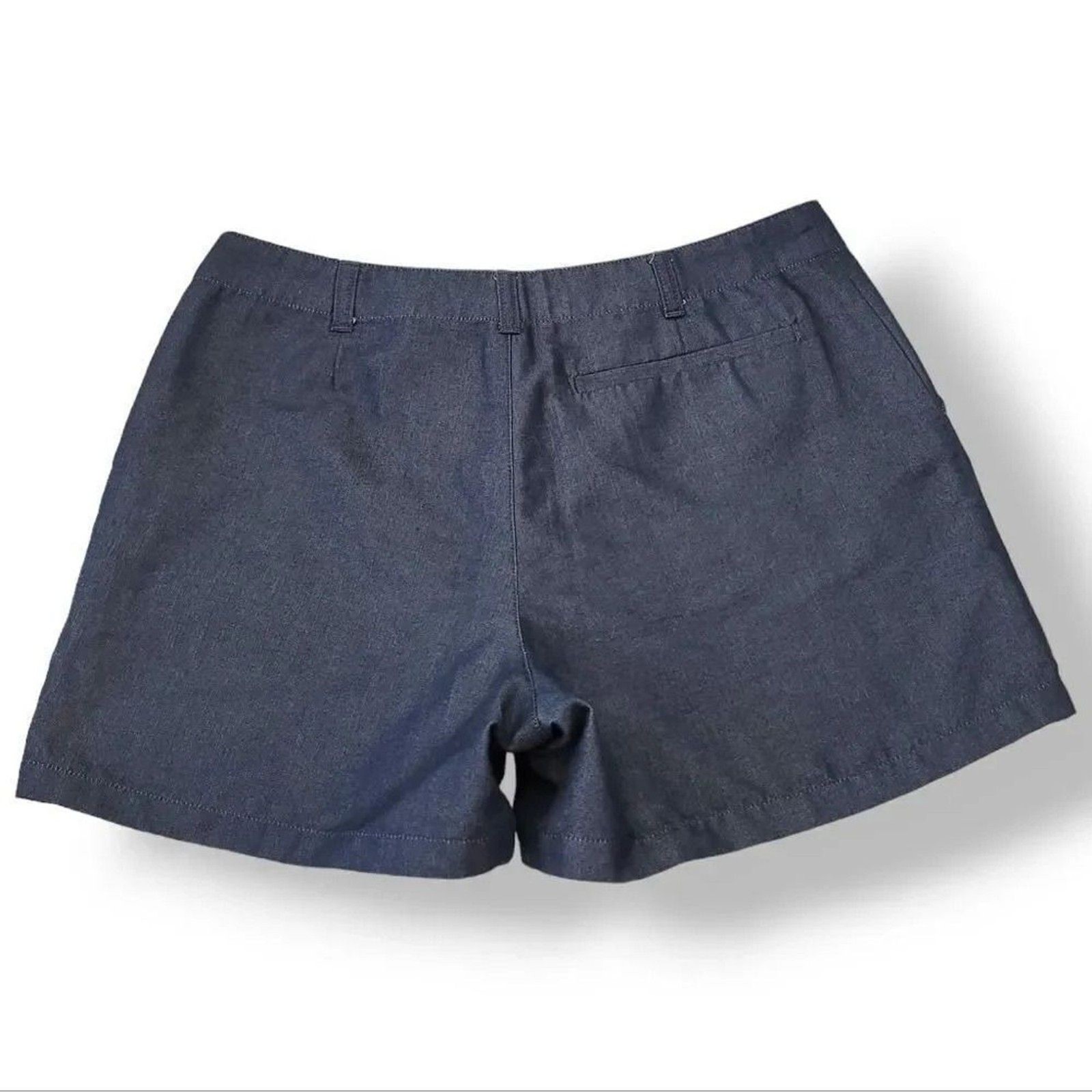 Vintage Y2K 2003 Banana Republic Non Stretch Denim Shorts in Dark Wash Size 8