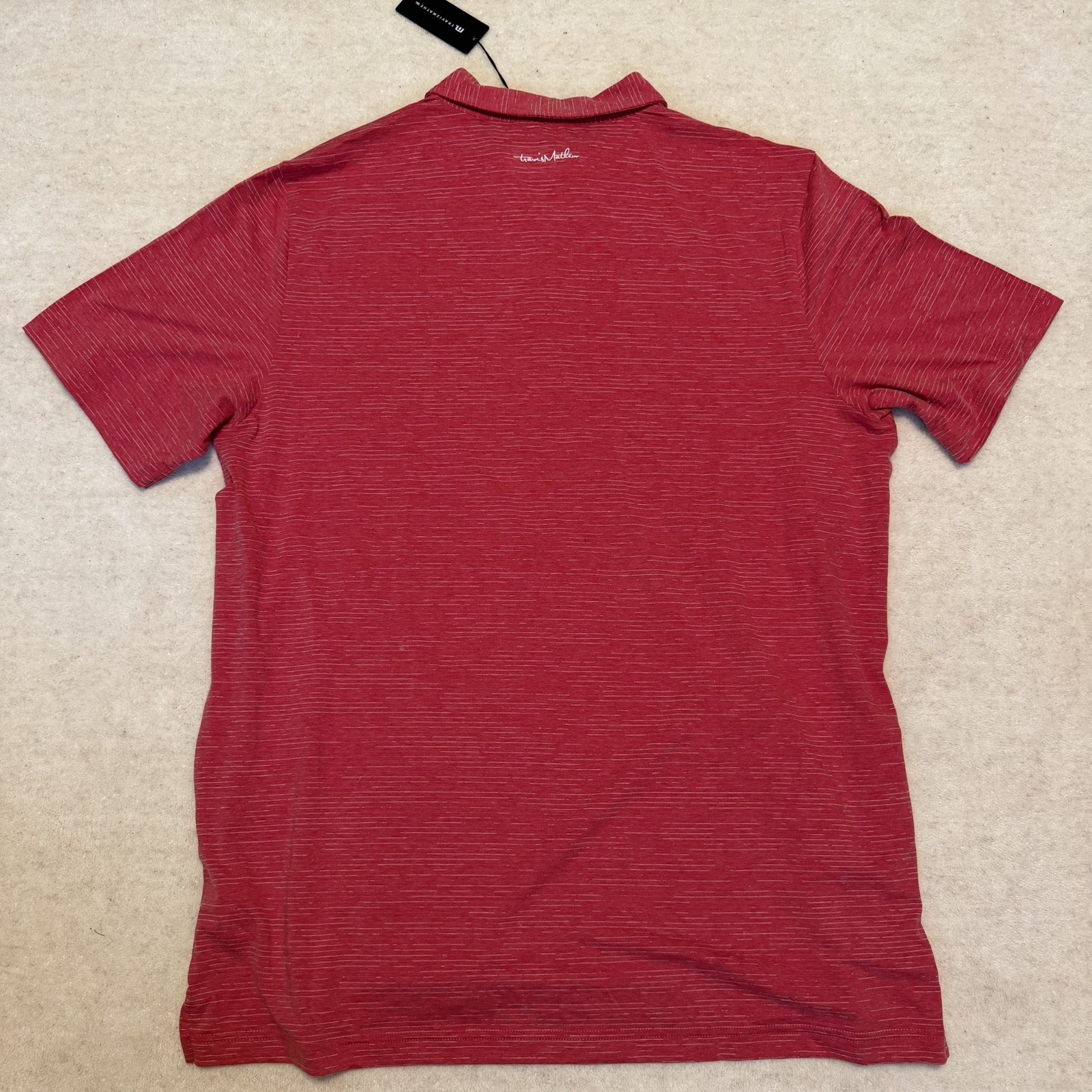 Travis Mathew The Heater Series Polo Scooter Red Mens Size 2XL XXL NWT Golf