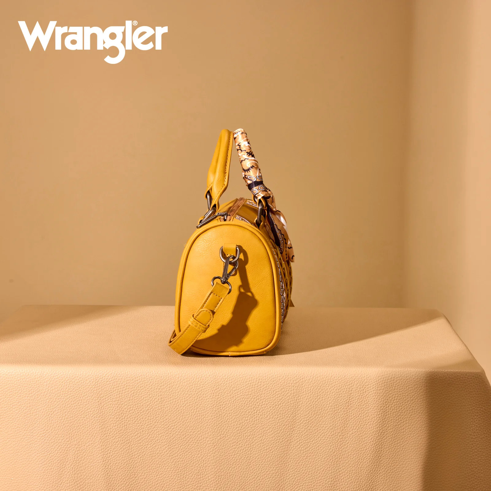 Wrangler Bandana Paisley Print Barrel Crossbody