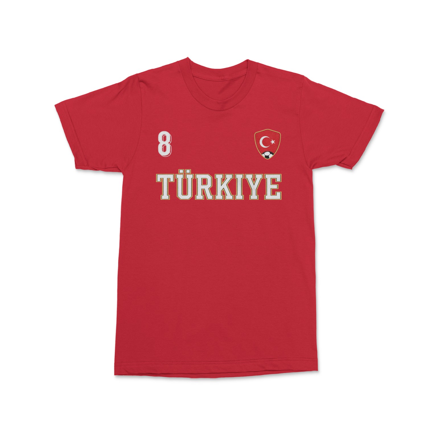 Turkiye Arda Guler 8 Soccer Inspired Jersey Style Unisex T-Shirt
