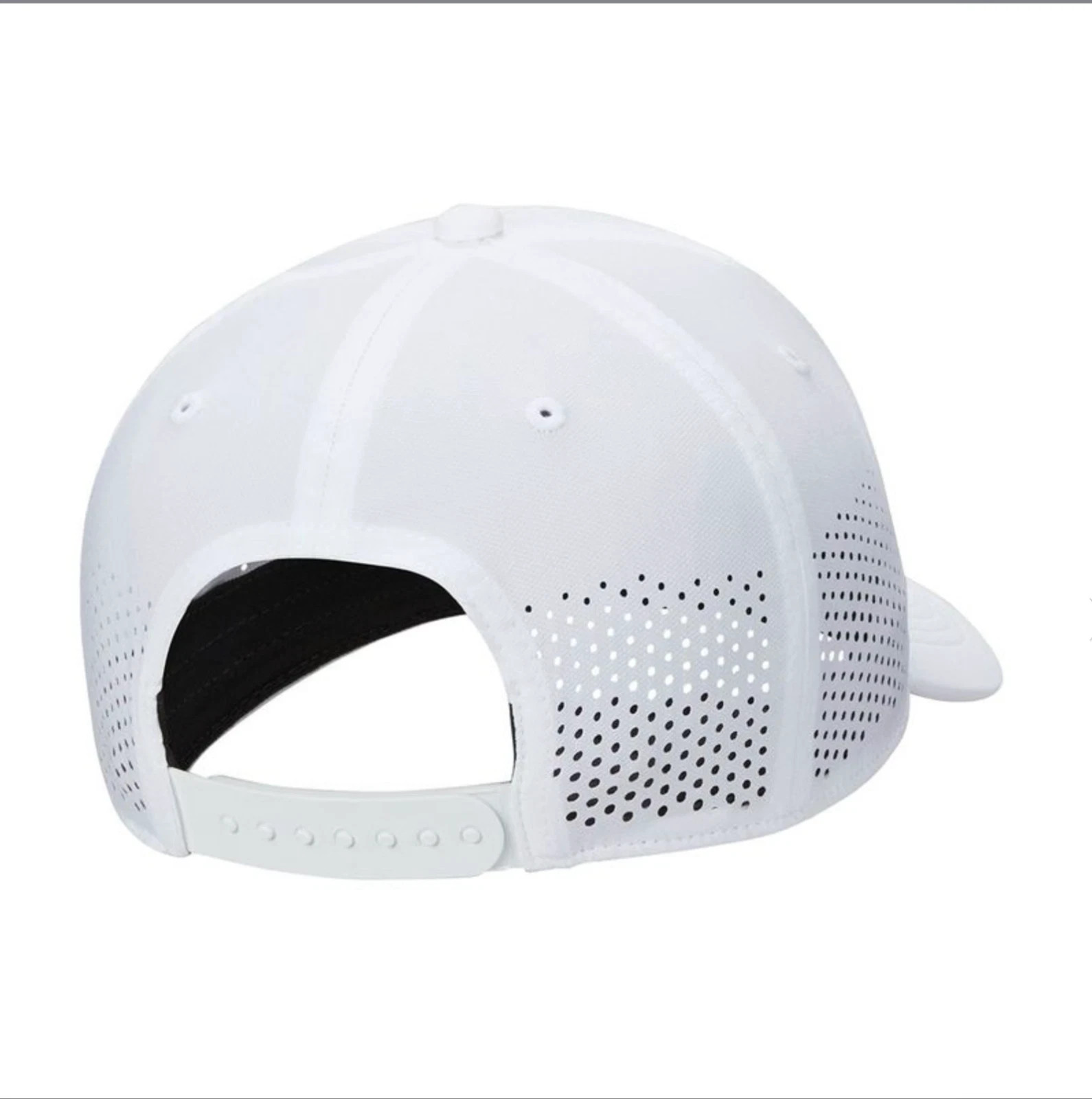 Nike Dri-Fit ADV Club Cap Structured Swoosh Tennis Hat White S/M M/L FB5636-100