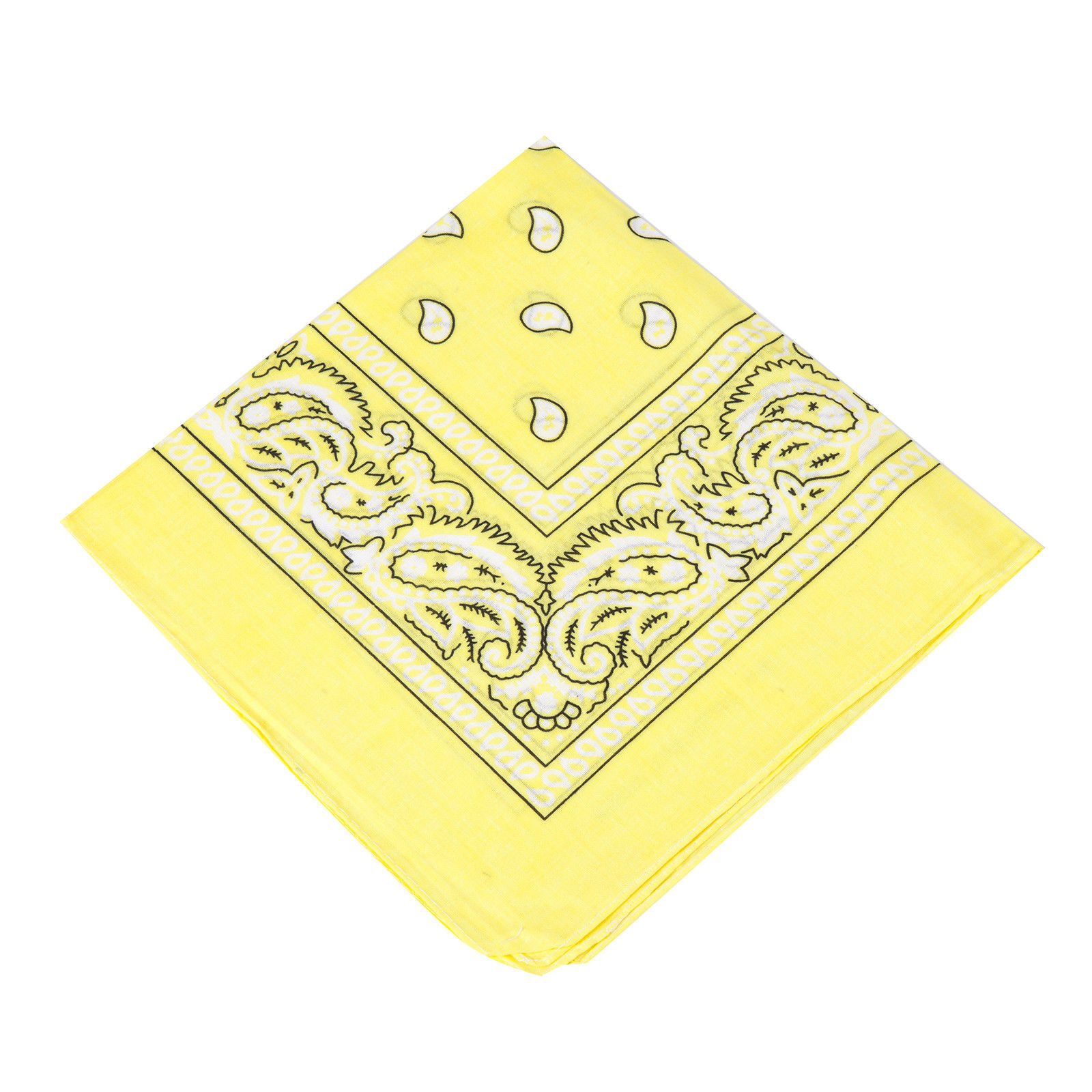 3-Pack Bandana 100% Cotton Paisley Print Double-Sided Scarf Head Neck Face Mask