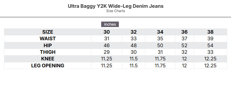 Victorious Men’s Ultra Baggy Y2K Wide-Leg Denim Jeans DL981