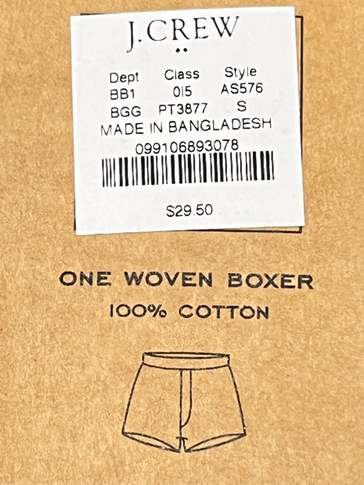 NWT J CREW Boxer Underwear Sz S-M-L-XL Green Red Ladybugs #11
