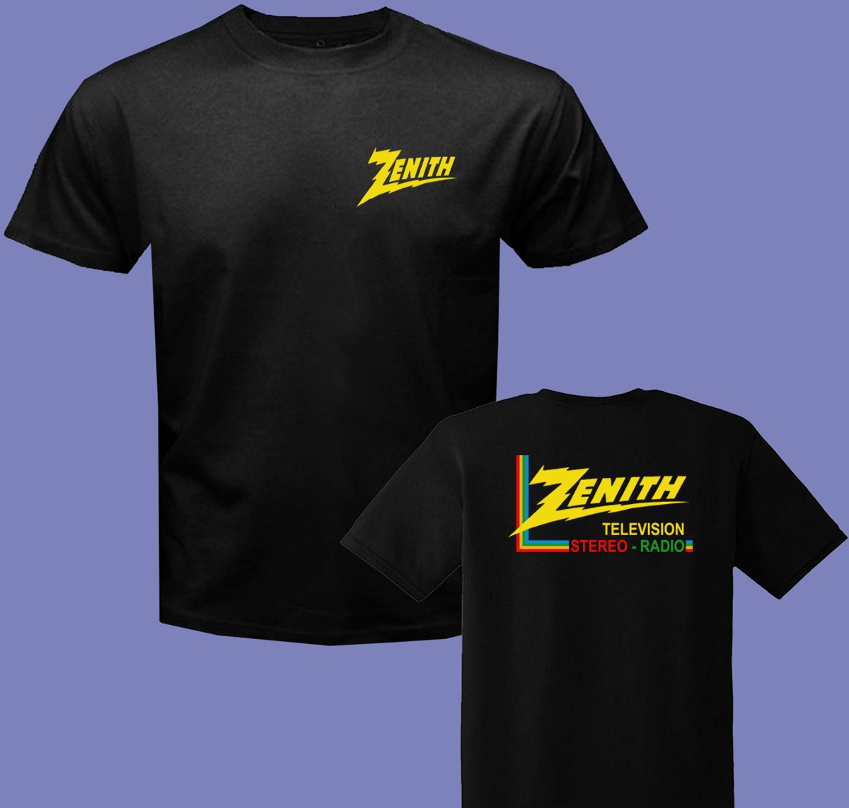 Zenith Radio Television Classic Men’s Black Size S-3XL