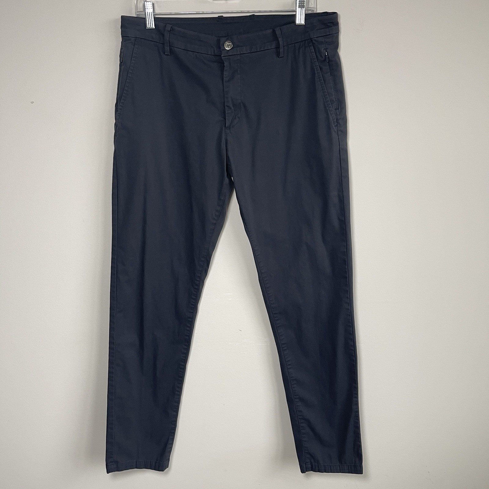 Birddogs Boom Men’s 34 X 34 Chino Pants Gray Stretch Lined Preppy Office Casual