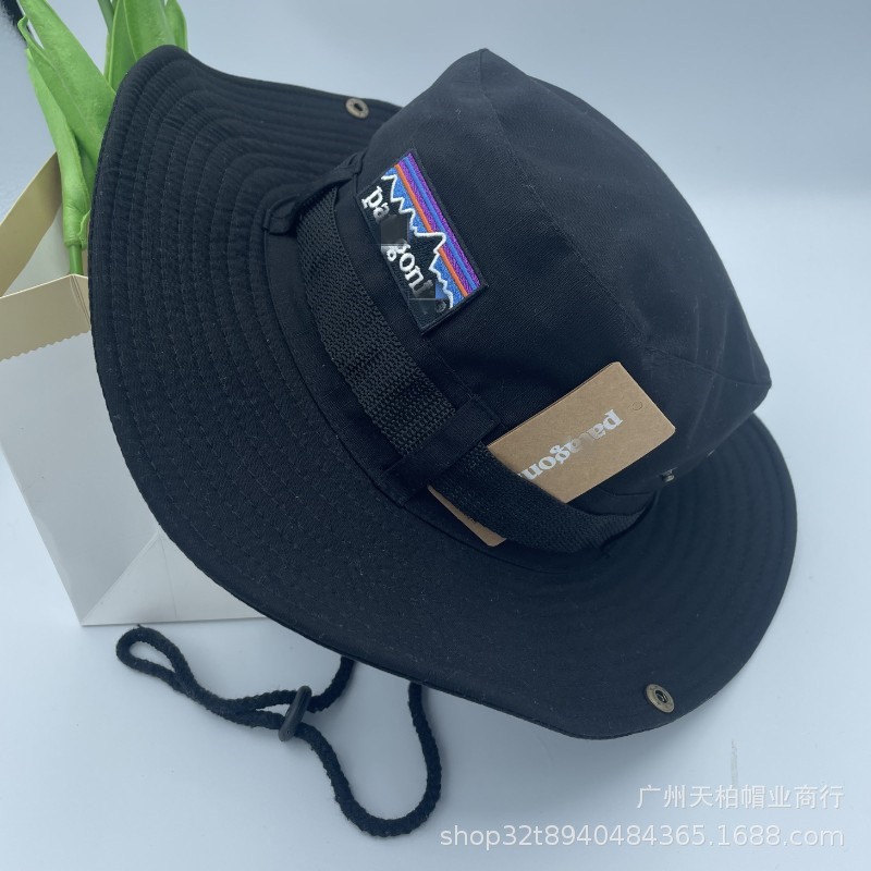 Patagonia Wavefarer Bucket Hat Colorblock Retro Outdoor Fishing Unisex Shade Hat