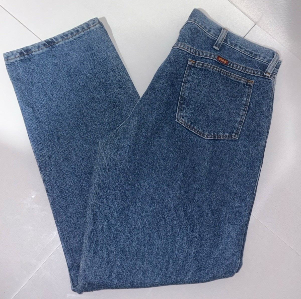 Rustler by Wrangler Classic Relaxed Fit Straight Leg Jean Men’s 100% Cotton36x30