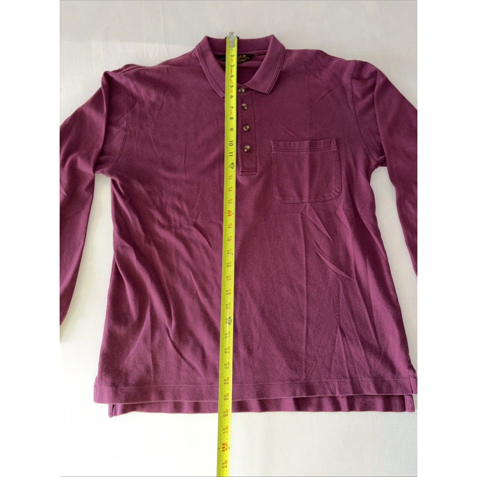 Men’s Eddie Bower Long Sleeve Shirt Vintage Purple