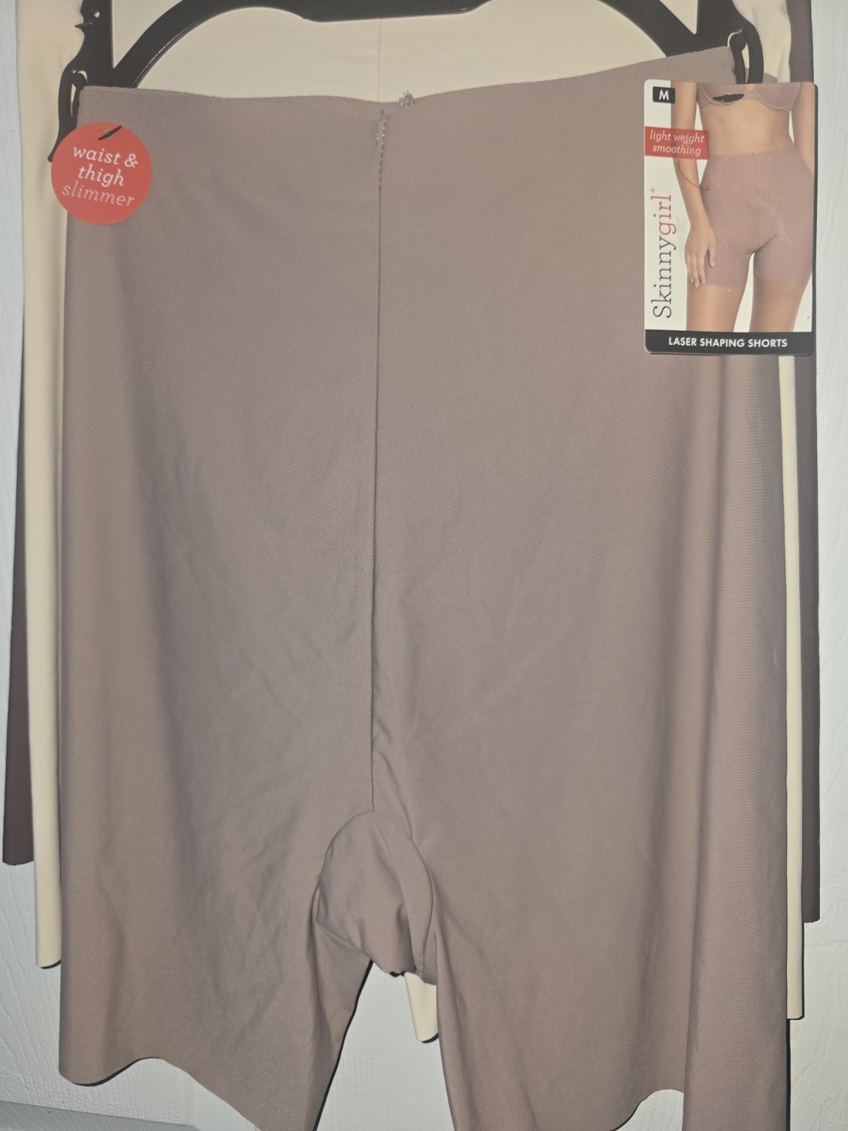Skinnygirl Laser Shaping Shorts High-Waist Waist/Thigh/Abdomen Beige M SG7131