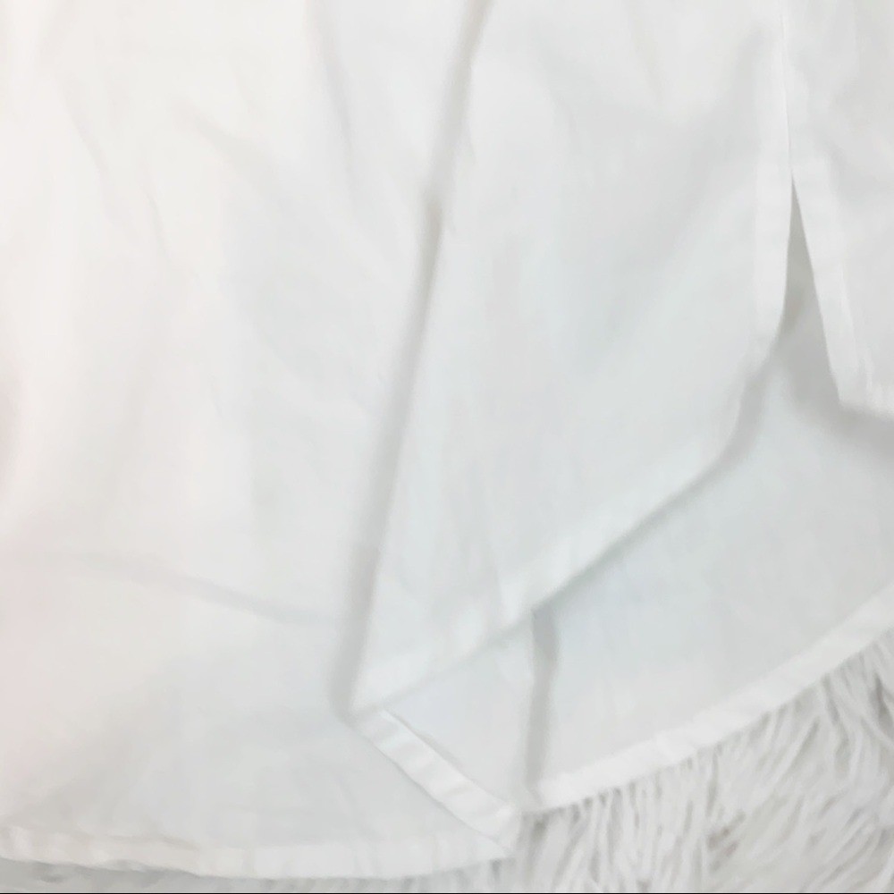 Vineyard Vines button up solid white tank top New women XXS
