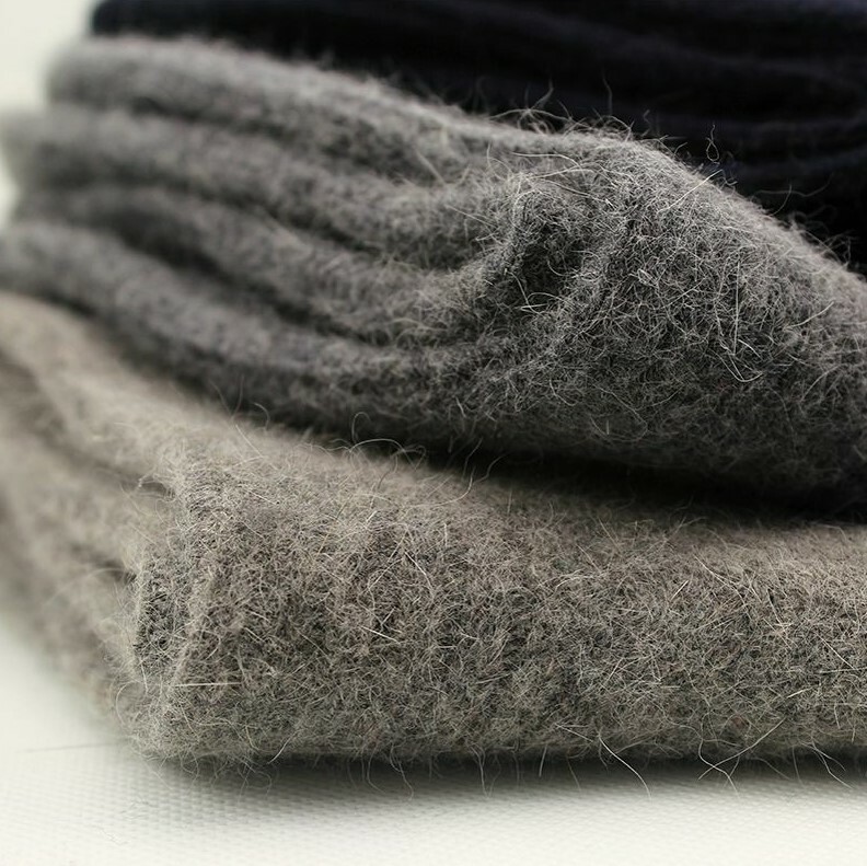 100% Merino Wool Men Dress Warm Thick Thermal Classic Crew Heavy Socks 3 Pairs