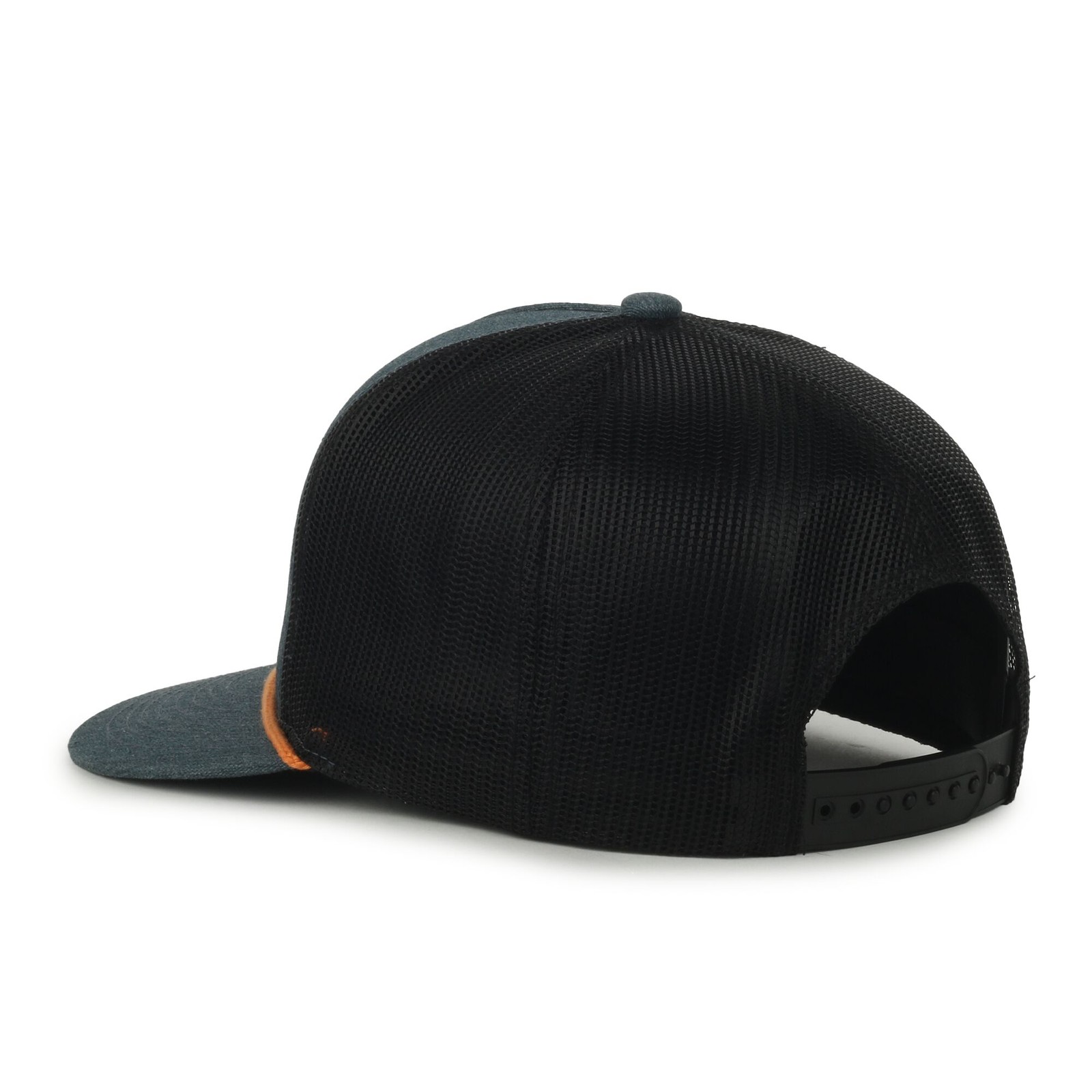 Outdoor Cap Western Desert Scene Trucker Hat in Navy Black Mesh Back, High Crown