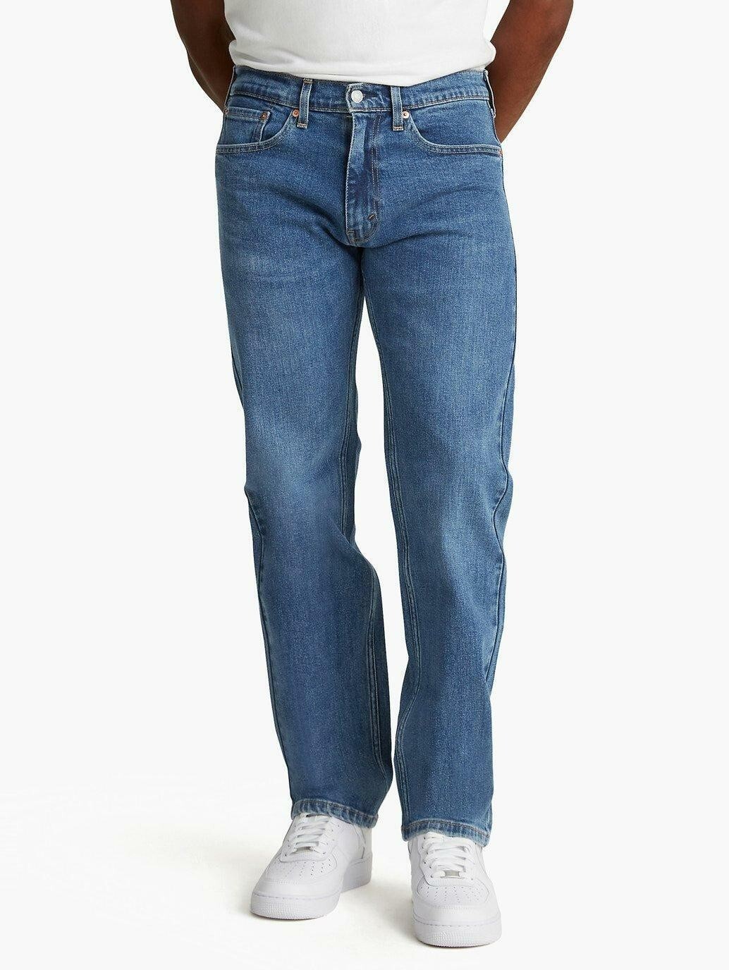 Levi’s Men’s Classic 505 Regular Fit Jeans Straight Leg, Light Blue, Size 36X32