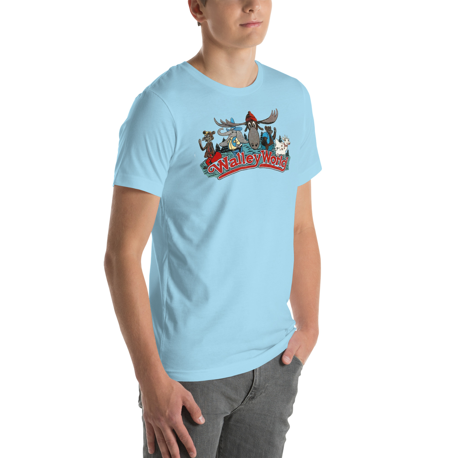 WALLEY WORLD – Blue “Chevy” T-Shirt 80’s Comedy Griswold Movies Vacation