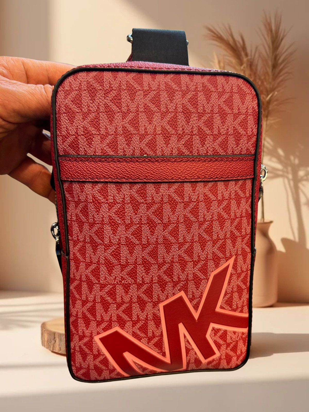 Michael Kors Cooper Medium Signature Logo Crossbody Sling Pack Men Bag Variation