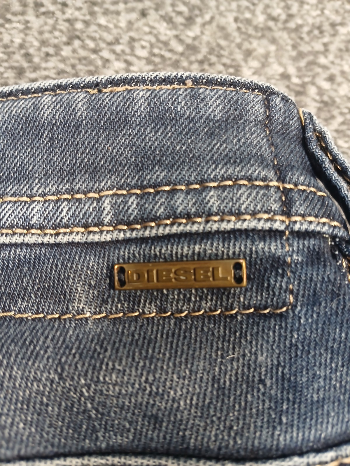 Diesel Industry Thommer Mens Jeans W34 L34 Blue Slim Skinny Stretch Denim