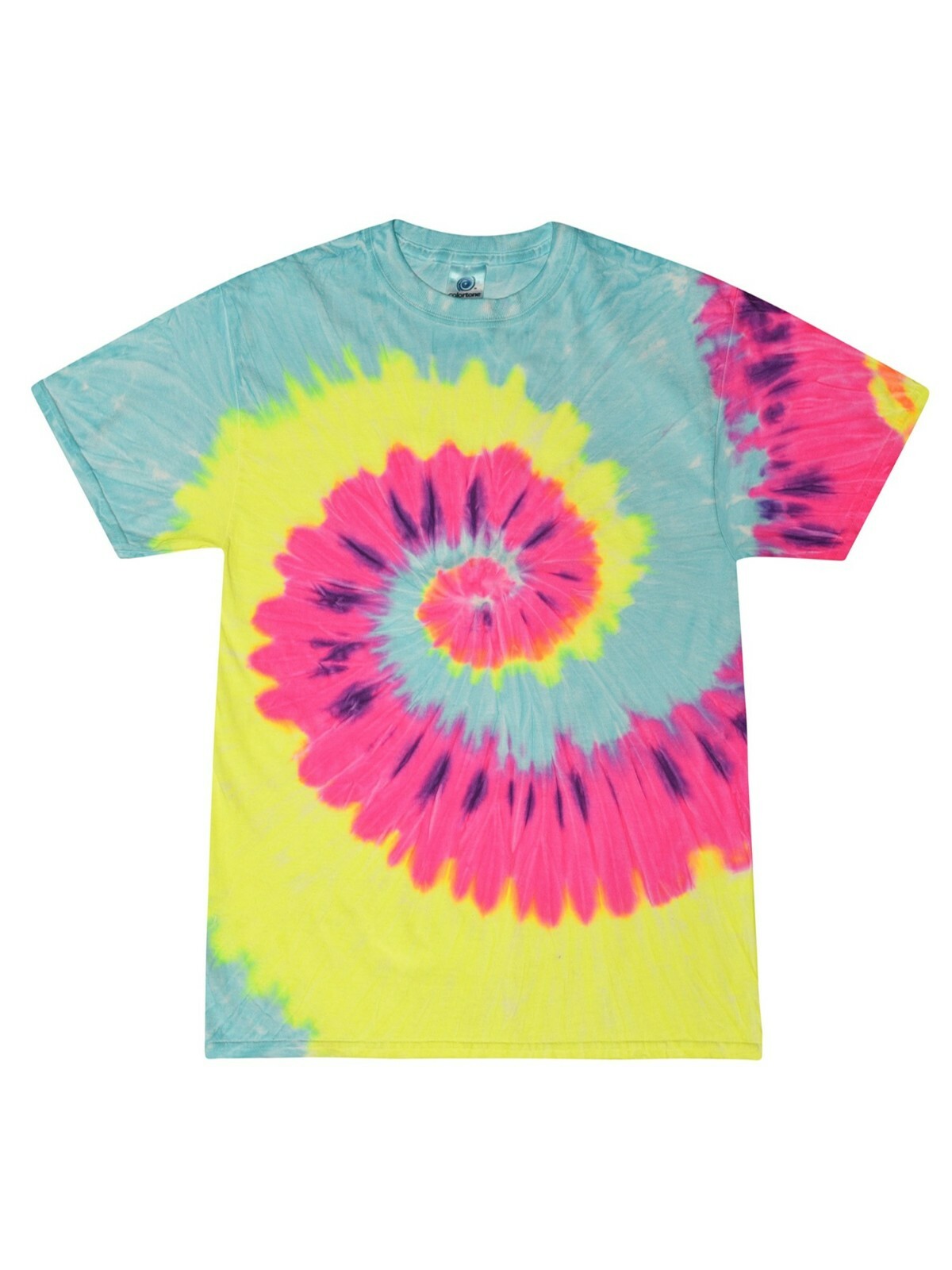Colorful Tie Dye T-Shirts Kids & Adult Hand dyed Cotton Colortone