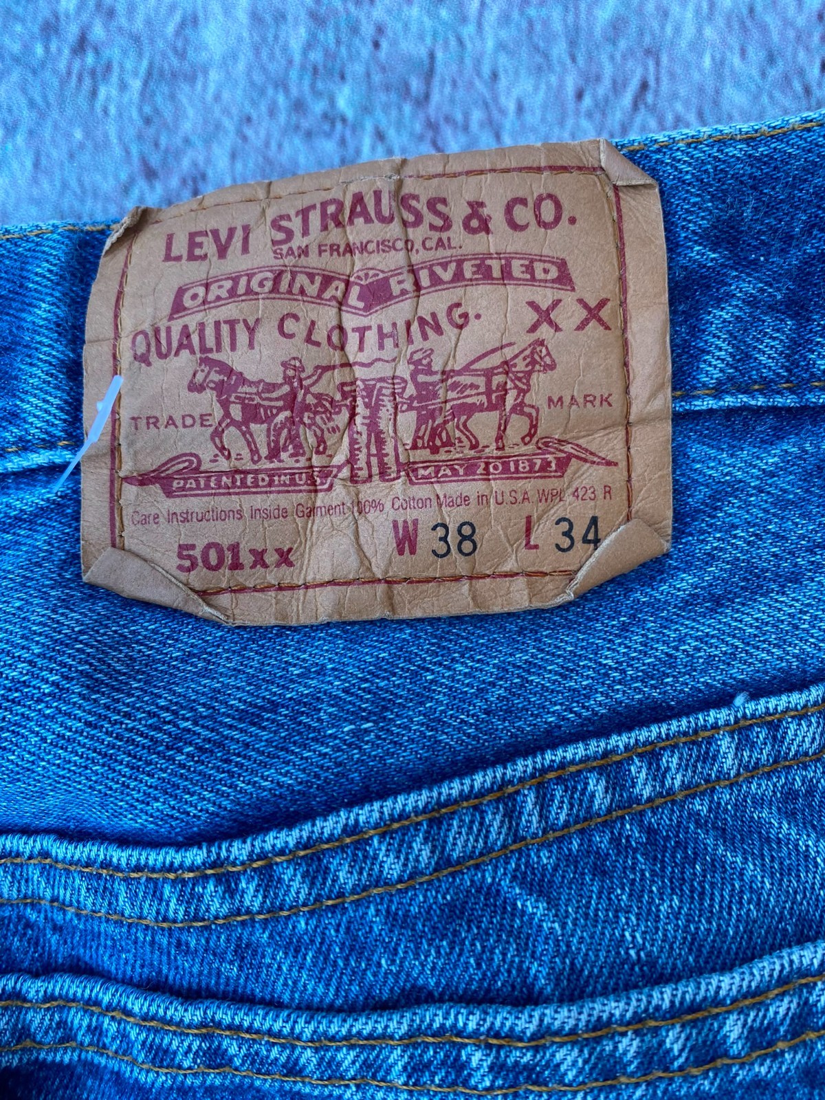 Levi’s 501XX Made In USA Vintage Jeans (P1277)