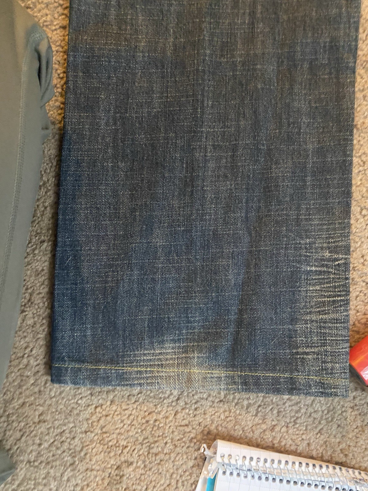 Vintage Y2K AKademics wide Legged Baggy Jeans Size 36 Grudge 90s Hip Hop Style