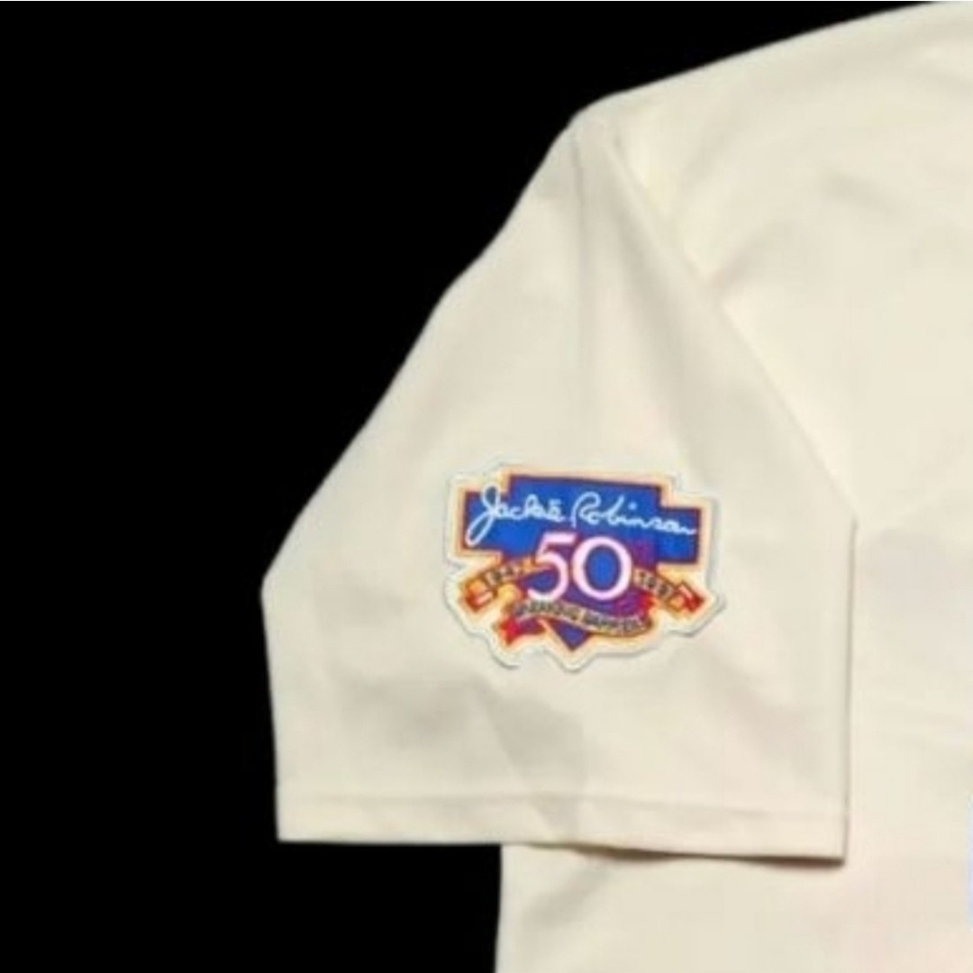 Jackie Robinson Brooklyn Los Angeles Dodgers 1955 Men’s Cream Baseball Jersey