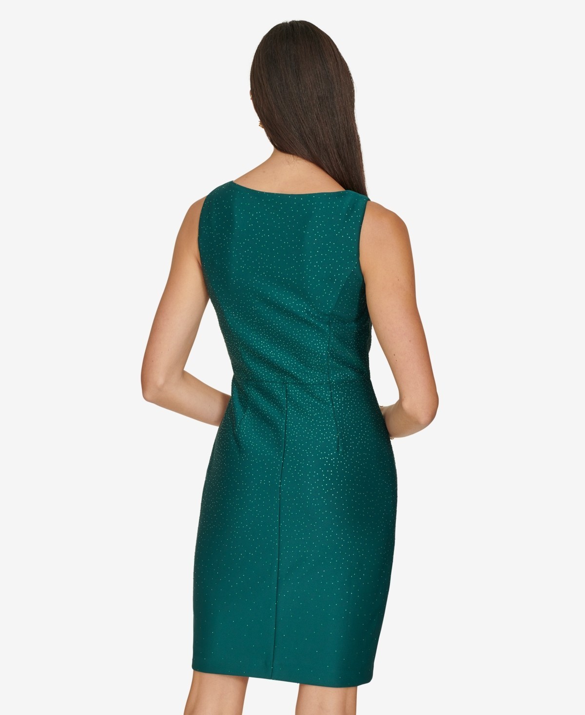 Calvin Klein Women’s Boat-Neck Embellished Sheath Dress MSRP $139