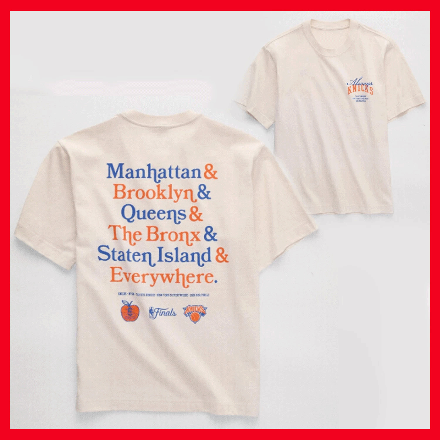 NEW!!! NY Knick$ New York Or Nowhere Graphics 2026 Finals Game T-shirt Gildan