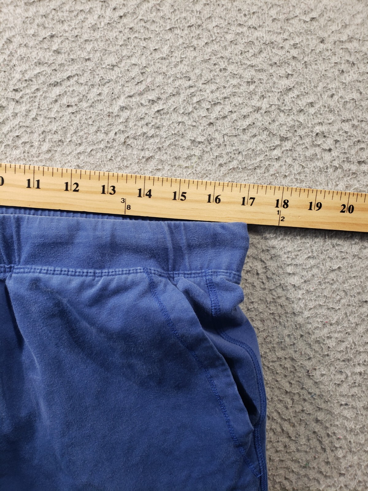 Mack Weldon Jogger Pants Men’s Large Blue Daily Wear Sweatpants Stretch Distress