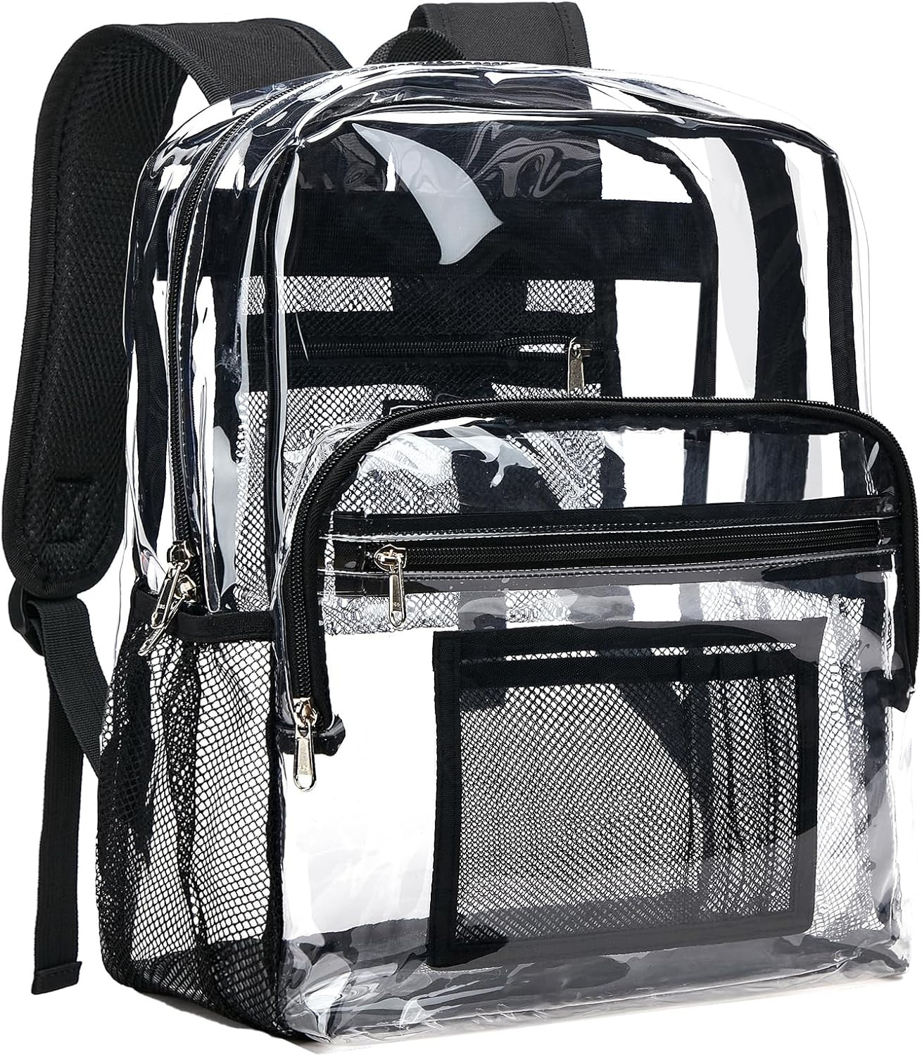 Vorspack Clear Backpack Heavy Duty – Clear Bookbag Large See through Backpack Pl