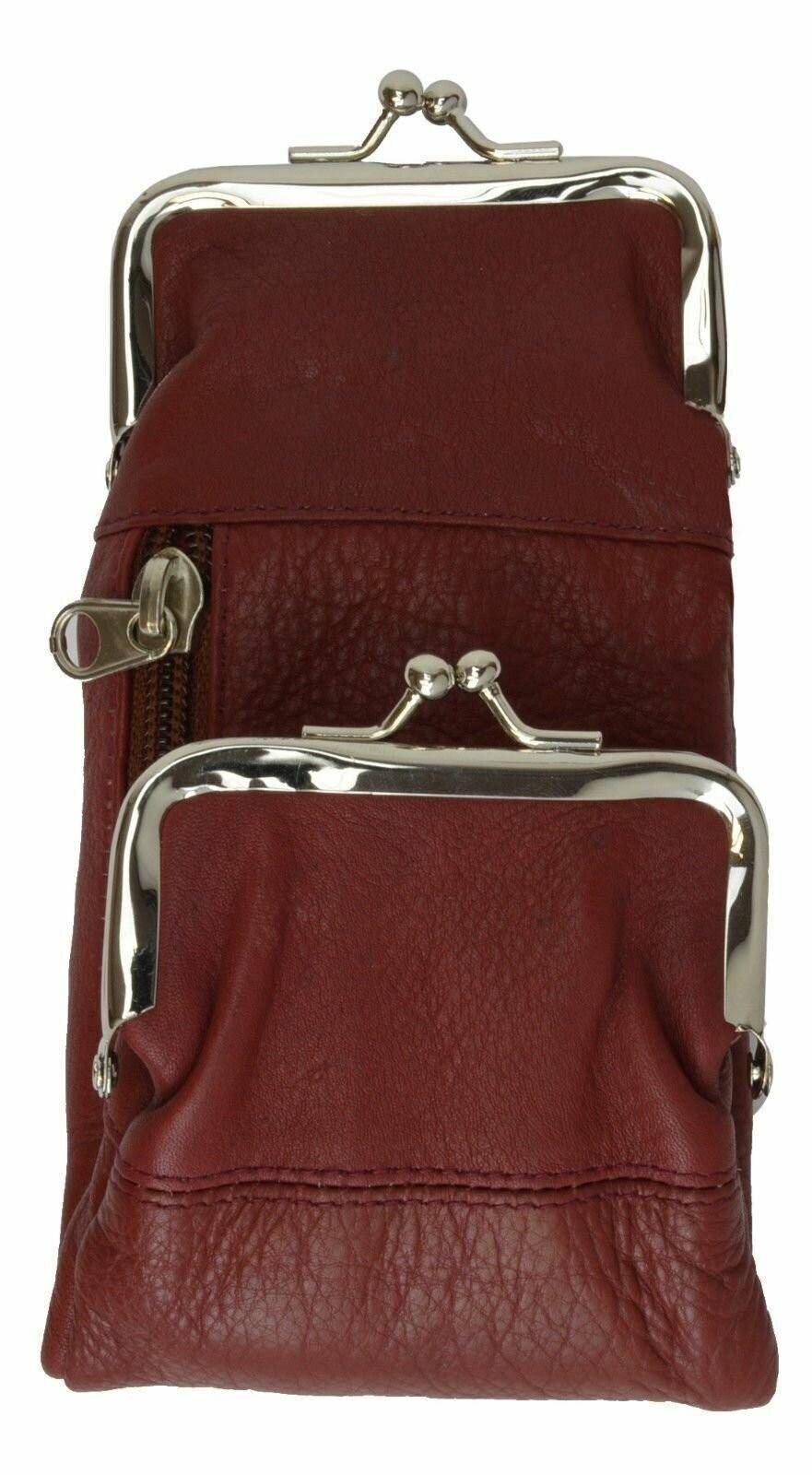 Genuine Leather Cigarette and Lighter Case with Twist Clasp