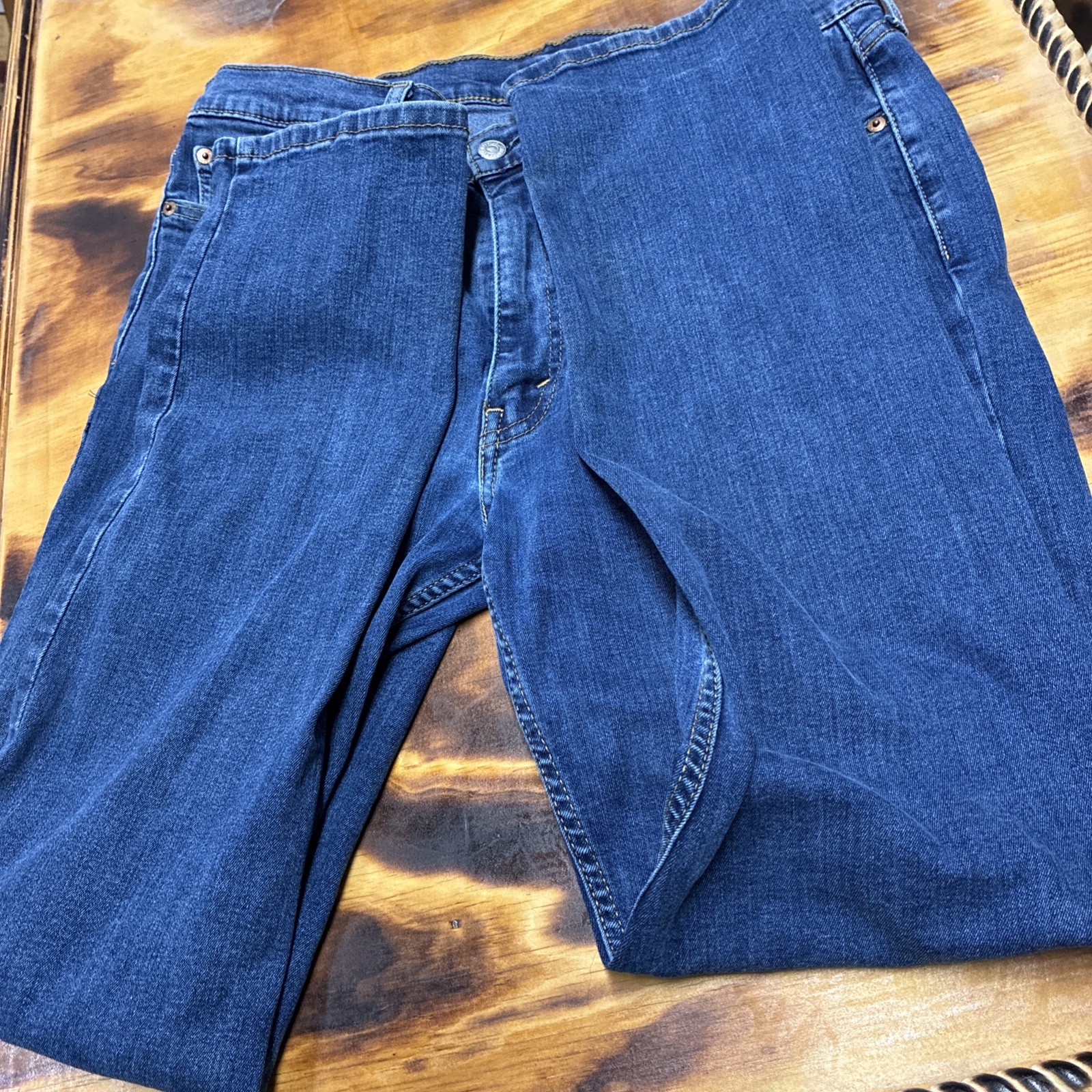 Levi’s 511 Slim Fit Stretch Jeans Mens 36×32 Light Wash Blue Stretch Denim Pants