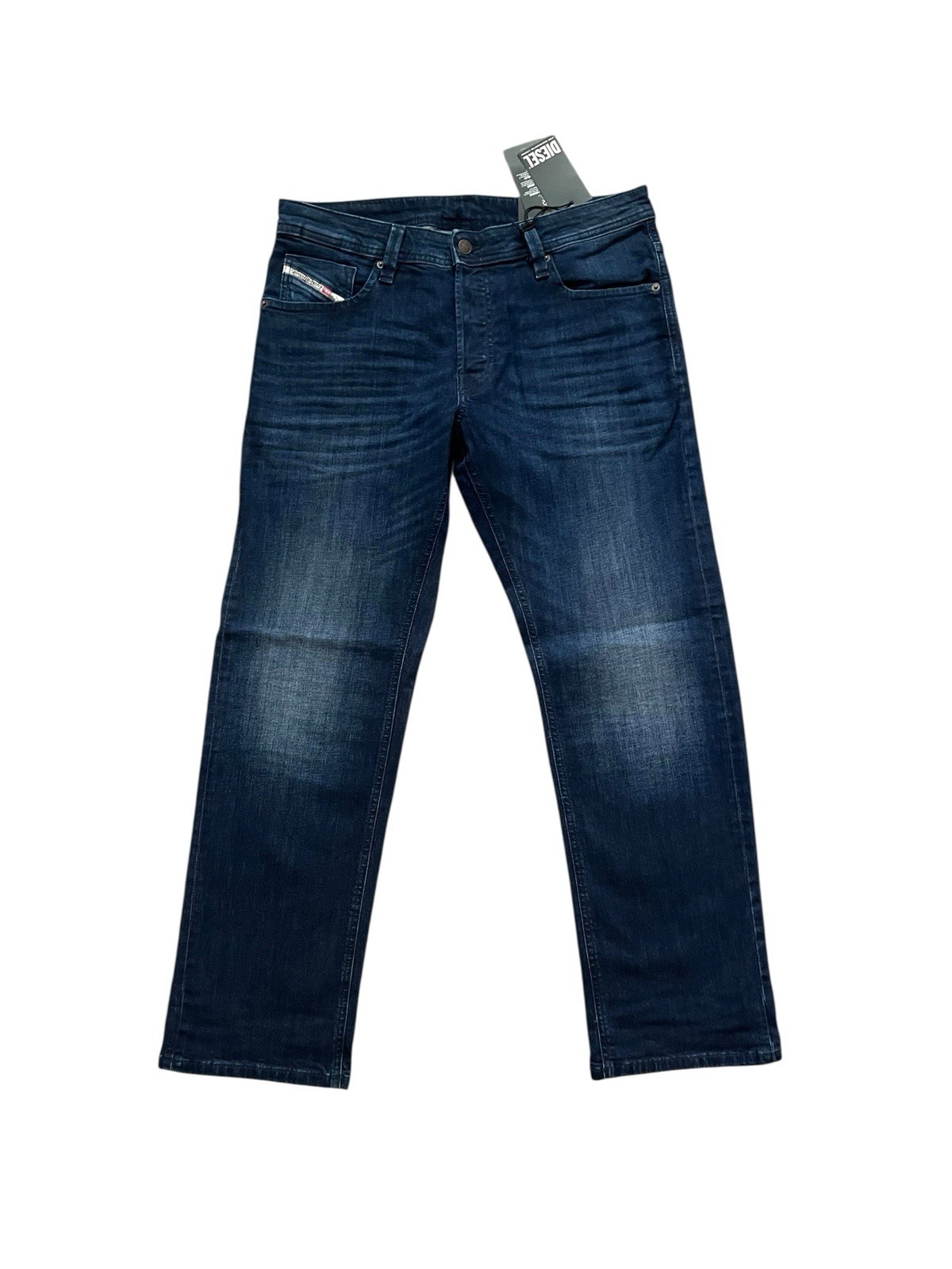 Diesel Mens Jeans Larkee Straight RB067 Blue $195 Size 30×30 (30/30)