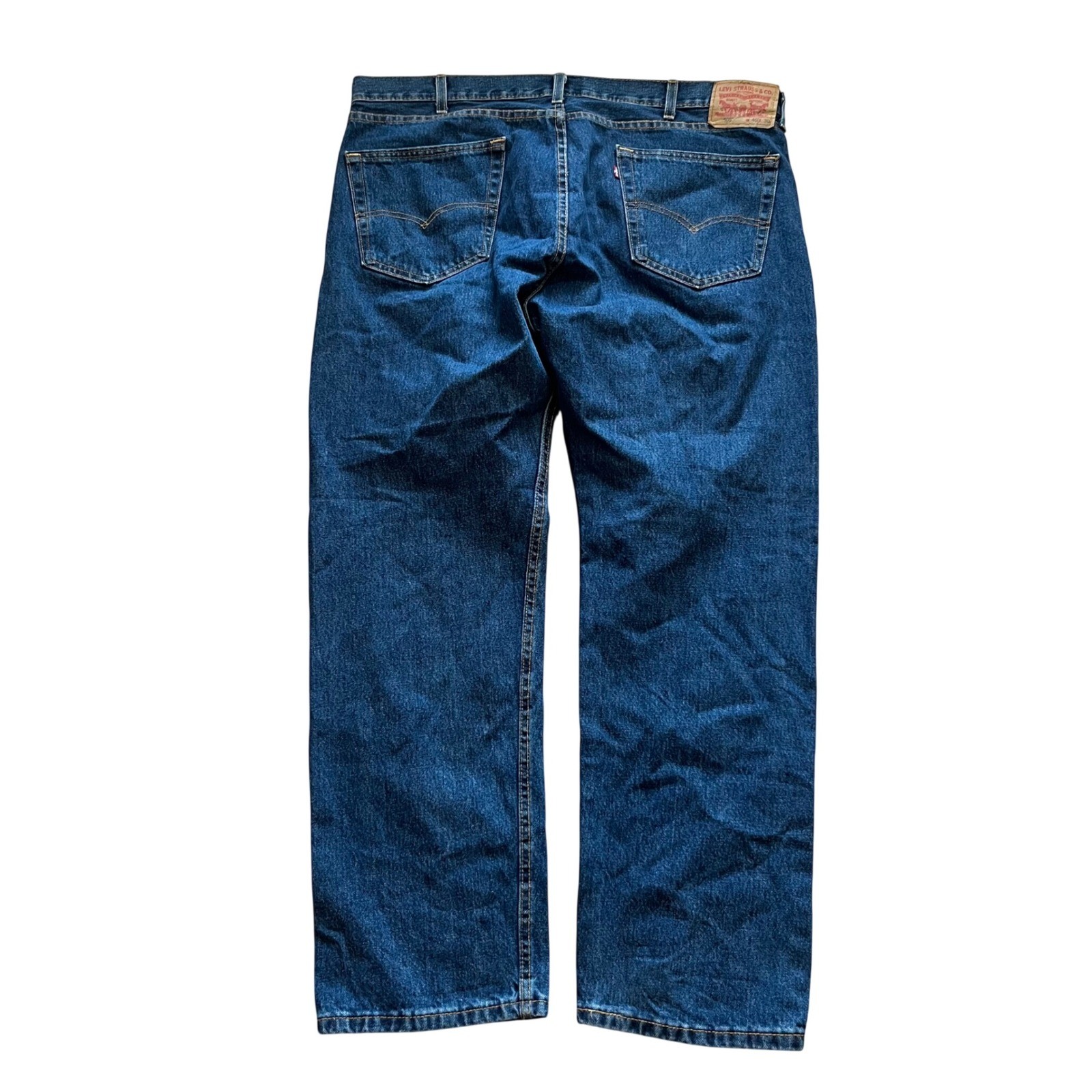 Levis 505 Regular Fit Jeans Mens 40×30 Blue Denim Straight Leg 00505-4886