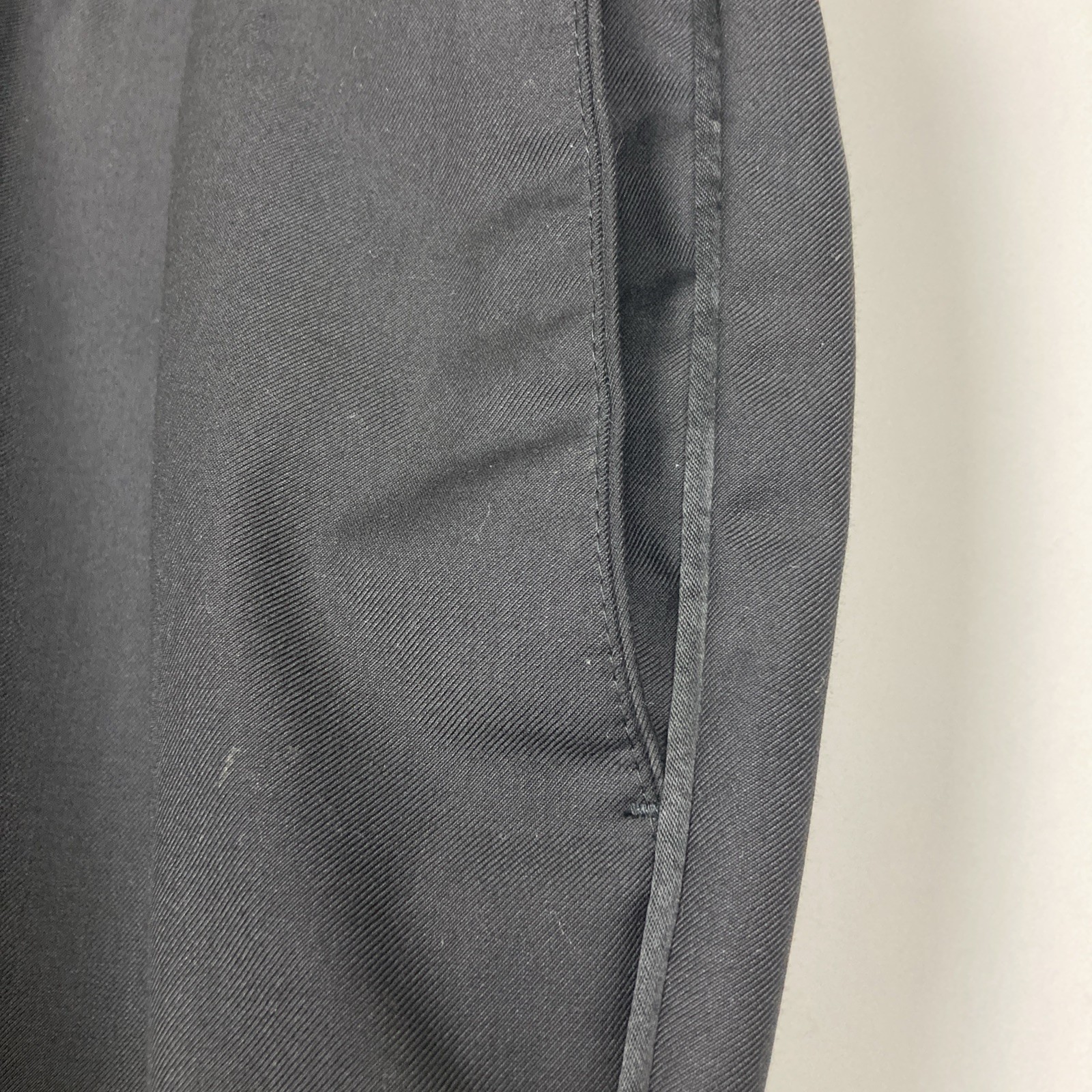 Lineage Men’s 2 Piece Tuxedo Suit 50R Jacket W45 Pants Black Polyester