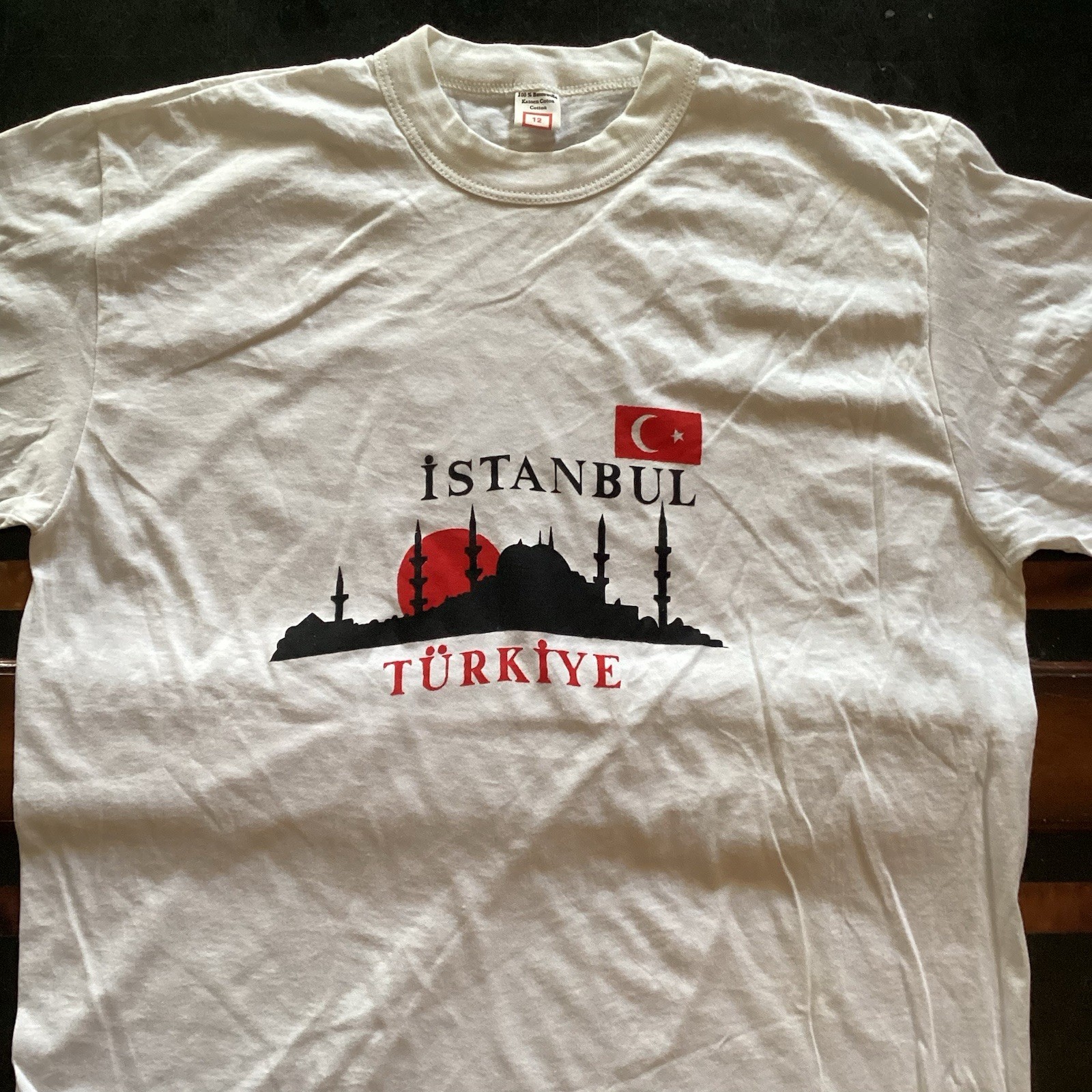 Vintage Istanbul Turkey Turkiye Tourist Travel Tee L