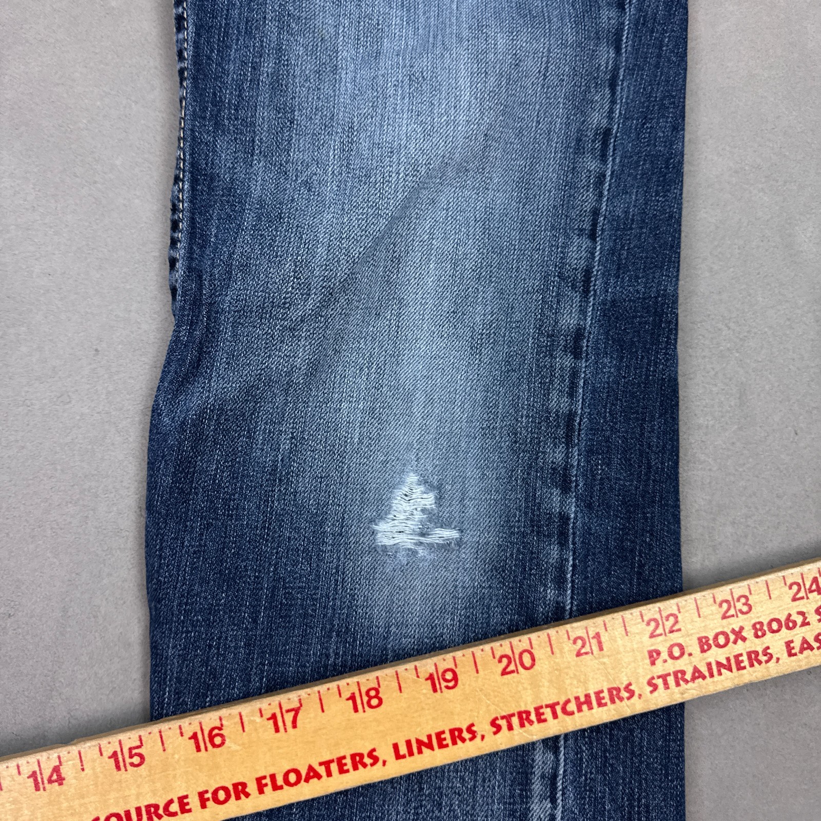 BKE Buckle Jeans Mens 30×32 Blue Jake Denim Pants Faded Washed Out (Tag29x34)